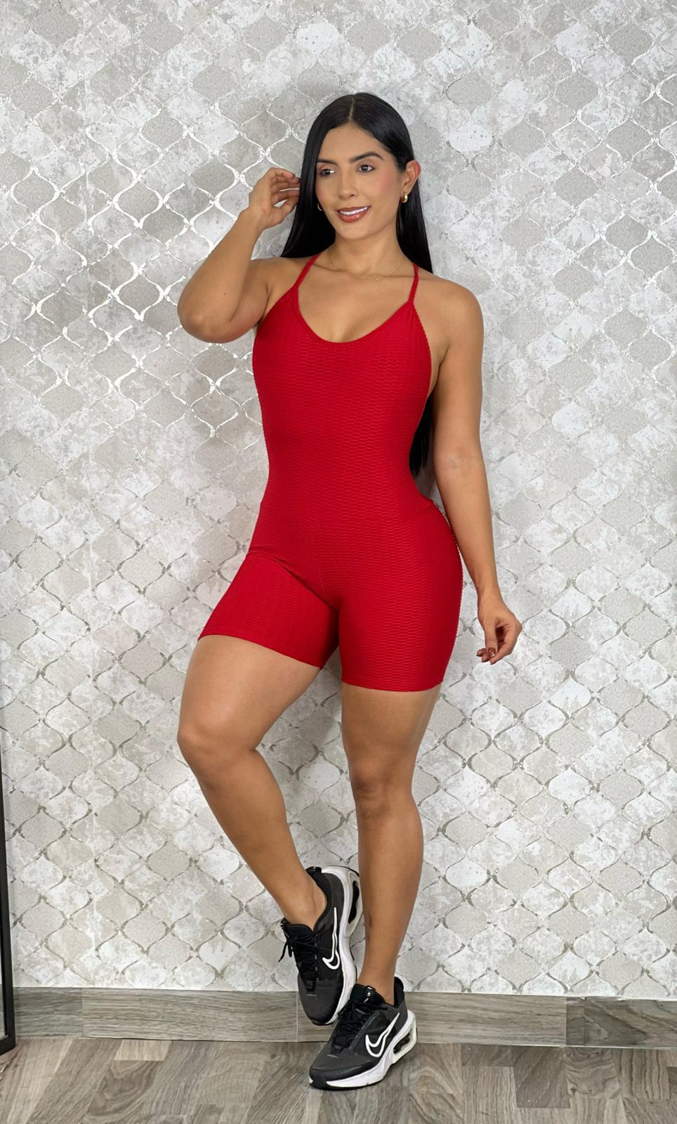 Enterizo Corto Texturizado